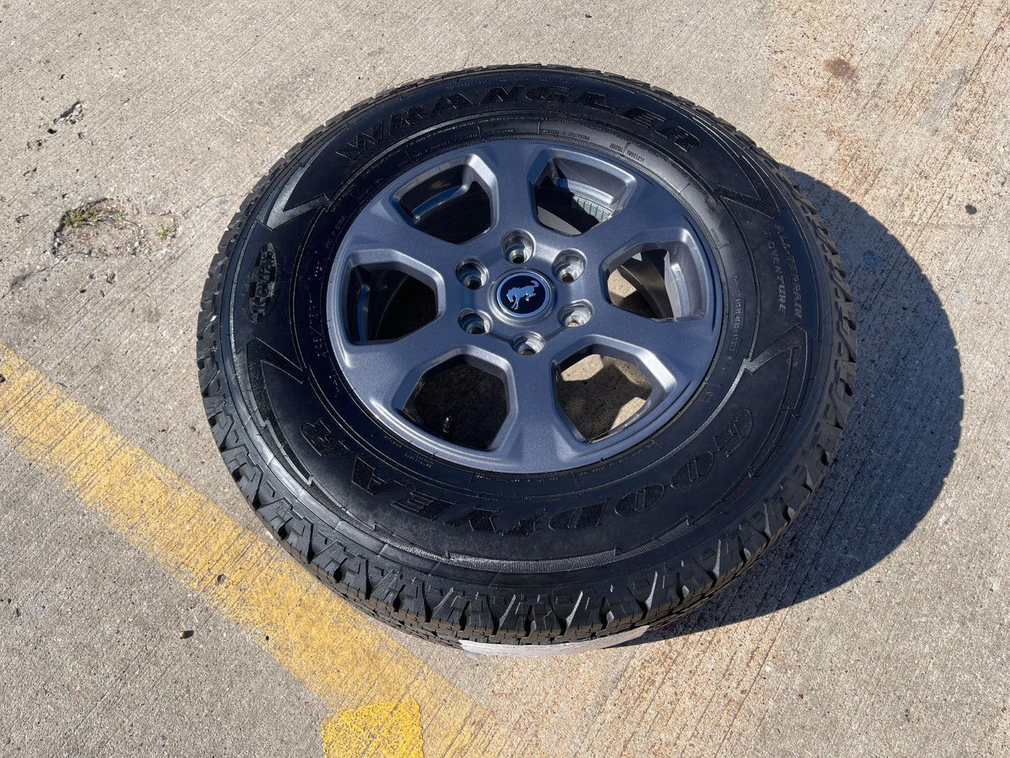 17" Ford Bronco wheel rim SPARE 10384 OEM Ranger 2023 2024 2025 GOODYEAR