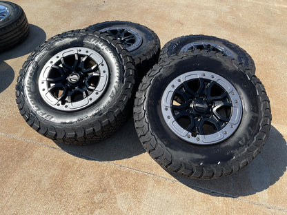 17" Ford Ranger Raptor Beadlock wheels rims Bronco 2024 2025 2026 BFG KO3 A/T