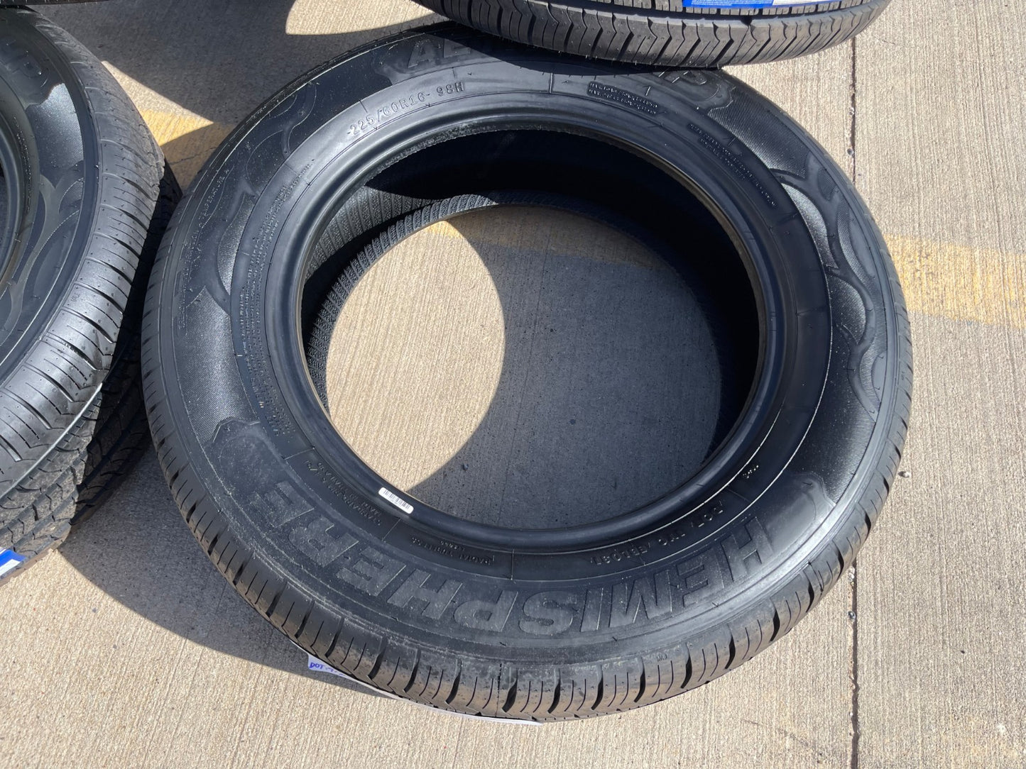 (4) 225/60/16 Hemisphere Aethon H/P tires SET 98H M+S 225/60r18 NEW