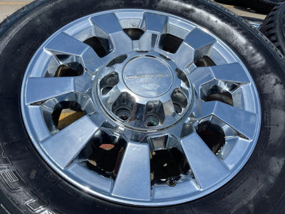 20" GMC Sierra 2500 3500 DENALI OEM 5704 wheels rims tires BRIDGESTONE