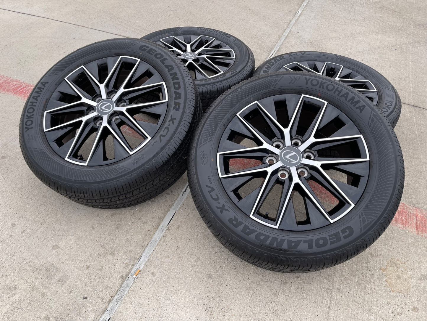 20" Toyota Land Cruiser Tundra OEM wheels rims 10545 Lexus GX550 LX600 tires NEW