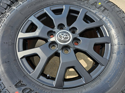 17" Toyota Tacoma 4Runner TRD Matte Black OEM 42611 wheels rims 2025 2026 NEW