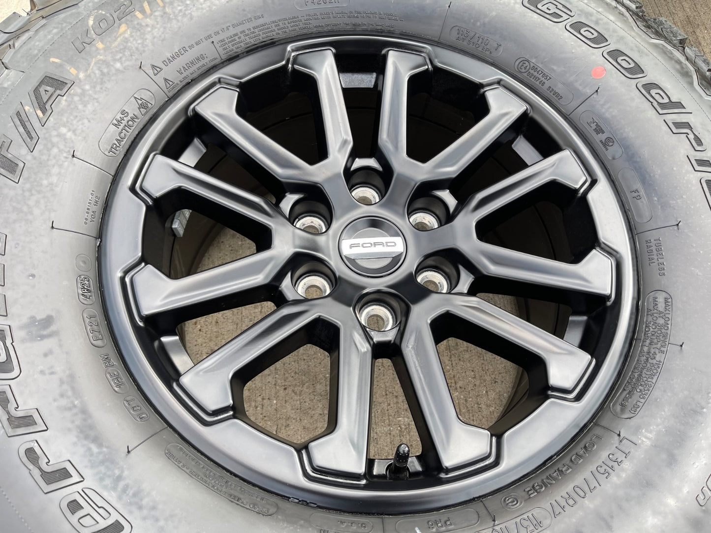 17" Ford F-150 Raptor OEM 10611 rims wheels Bronco 2024 2025 2026 BFG 35" NEW