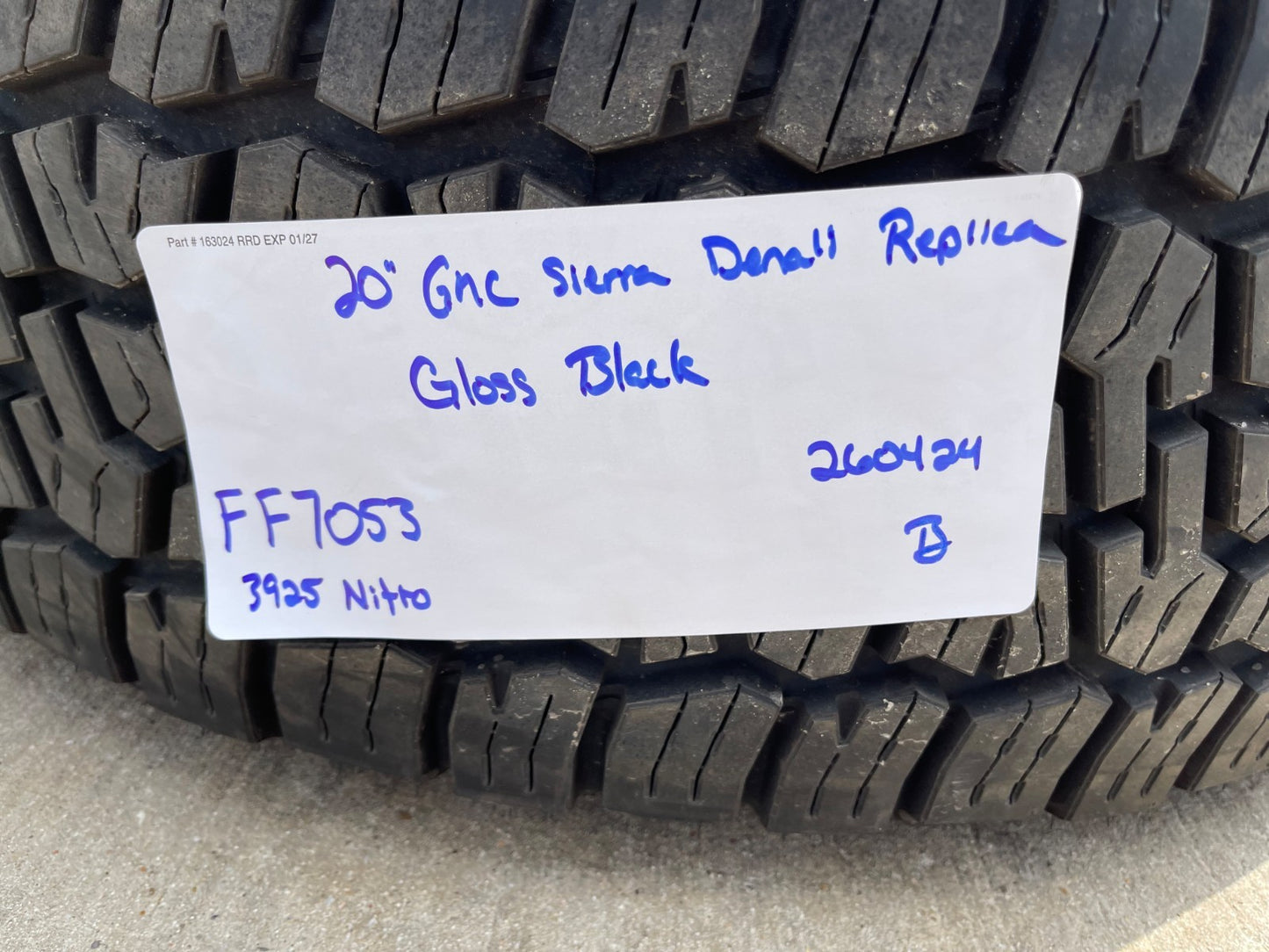 20" GMC Sierra Chevy Silverado 2500 3500 OEM Replica wheels rims NITRO 34" NEW