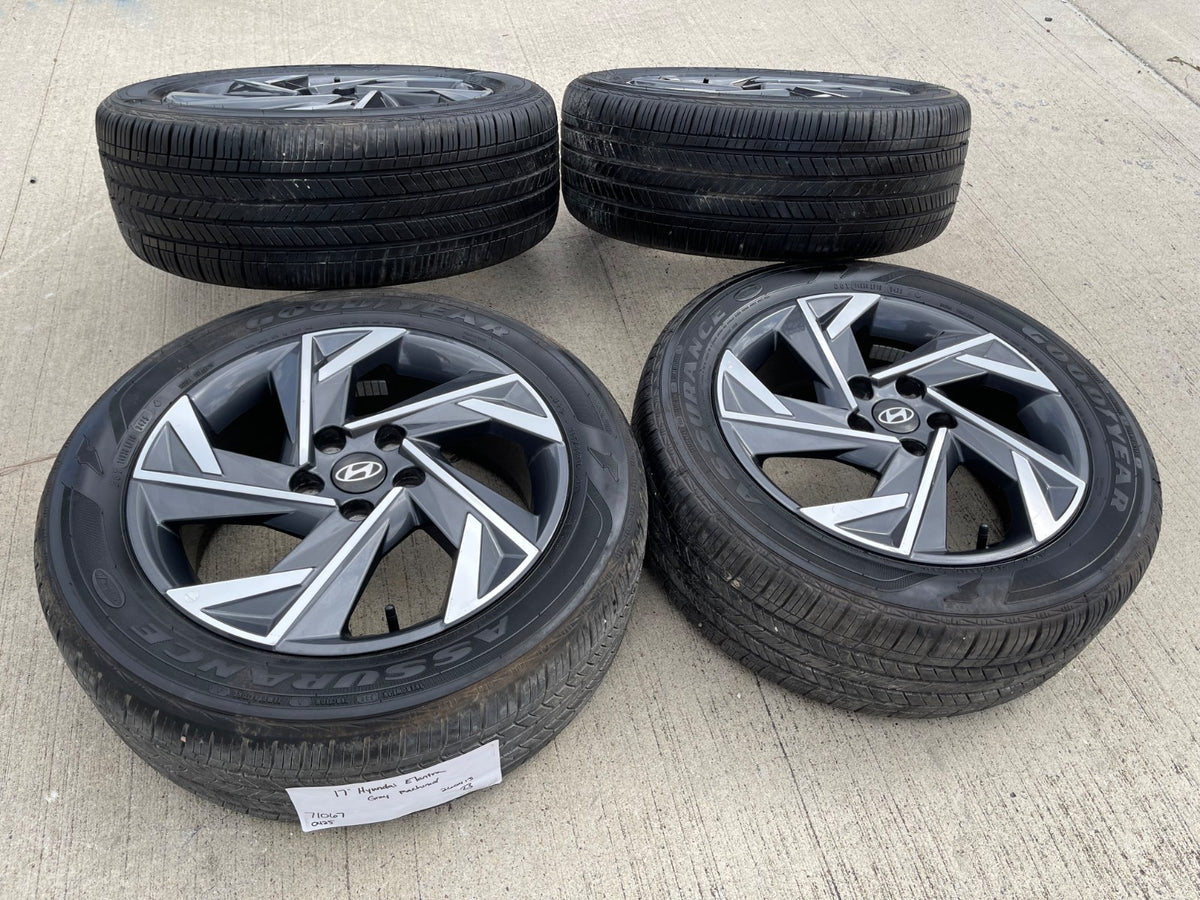 17" Hyundai Elantra Sonata OEM wheel rims 71067 Veloster 2024 2025 2026 GOODYEAR