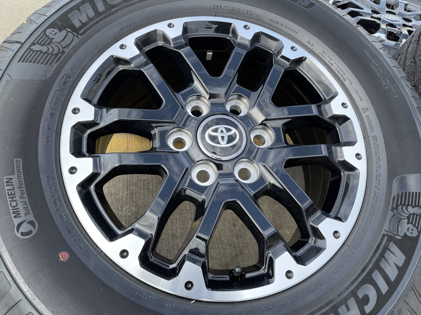 18" Toyota Tundra TRD OEM black wheels rims 75273 Sequoia 2024 2025 2026