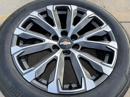 22" Chevy Tahoe Silverado Suburban OEM wheel rim spare single 2025 2026 2027 NEW