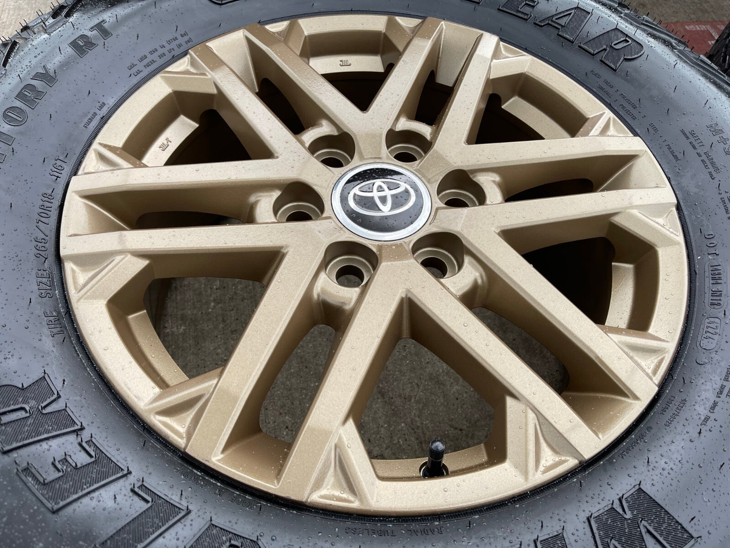 18" Toyota Tundra TRD OEM wheels rims 75281 Sequoia LX600 BRONZE 2025 2026 NEW