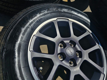 18" Jeep Gladiator Overland OEM wheels rims Wrangler 9241 tires