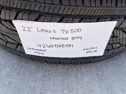 22" Lexus TX500H TX350 OEM 10575 wheels rims LS500 Grand Highlander SET 2027 NEW