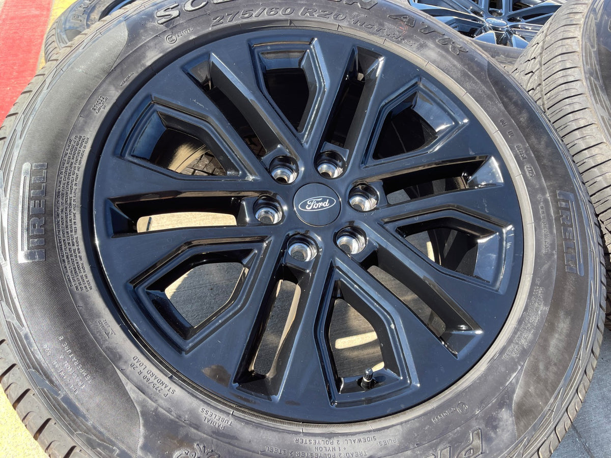 20" Ford F-150 LARIAT OEM 10619 rims wheels Expedition 2026 2027 SET PIRELLI