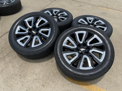 22" Chevy Tahoe Suburban OEM 5907 5901 wheels rims Silverado tires