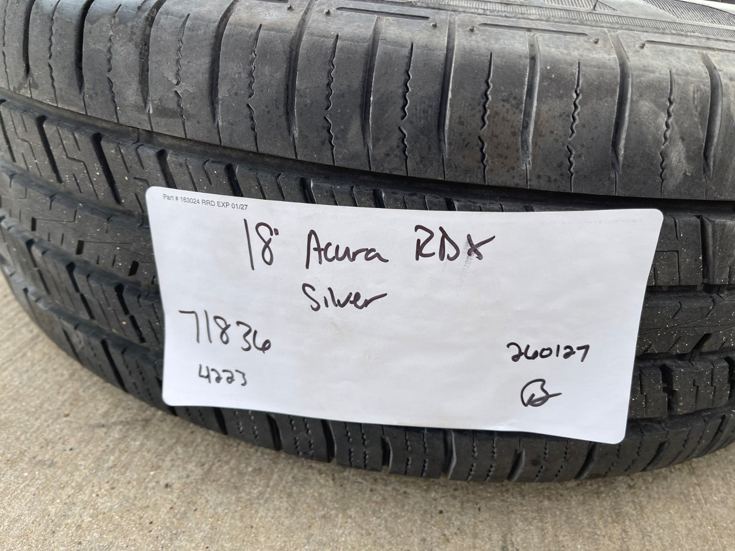 18" Acura RDX ILX Honda Accord CR-V OEM wheels rims 71836 tires FALKEN