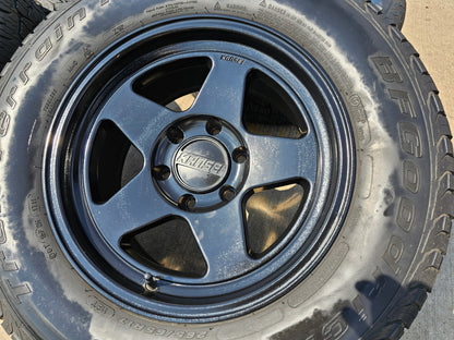 17x8.5 17" Kansei KNP Chevy Silverado RAM Tacoma wheels rims 6x139 6x5.5 BFG