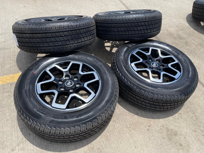 18" Ford Ranger wheels rims tires black 95213 tires 2023 2024 2025 2026 NEW