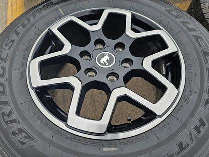 18" Ford Ranger Bronco wheels rims 10389 95213 black 2022 2023 2024 2025 NEW