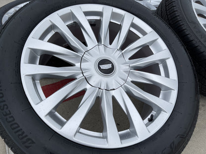 22" Cadillac Escalade Platinum OEM wheels rims 95026 4873 tires SET BRIDGESTONE
