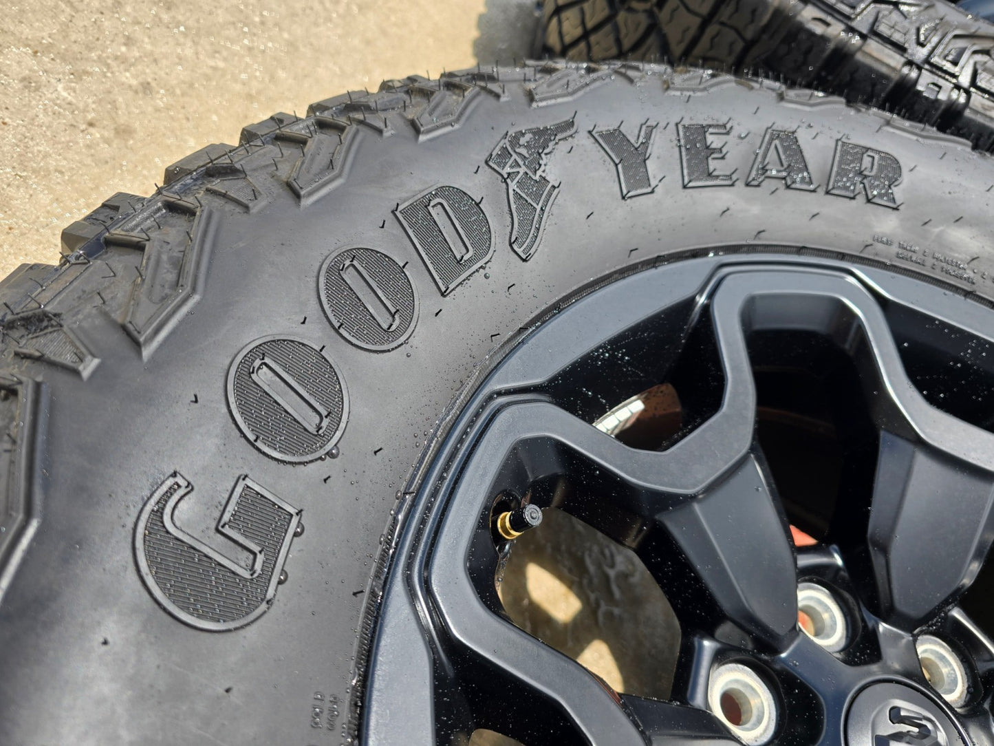 18" Dodge Ram 1500 TRX RHO Black OEM 66002 wheels rims TERRITORY A/T 35"