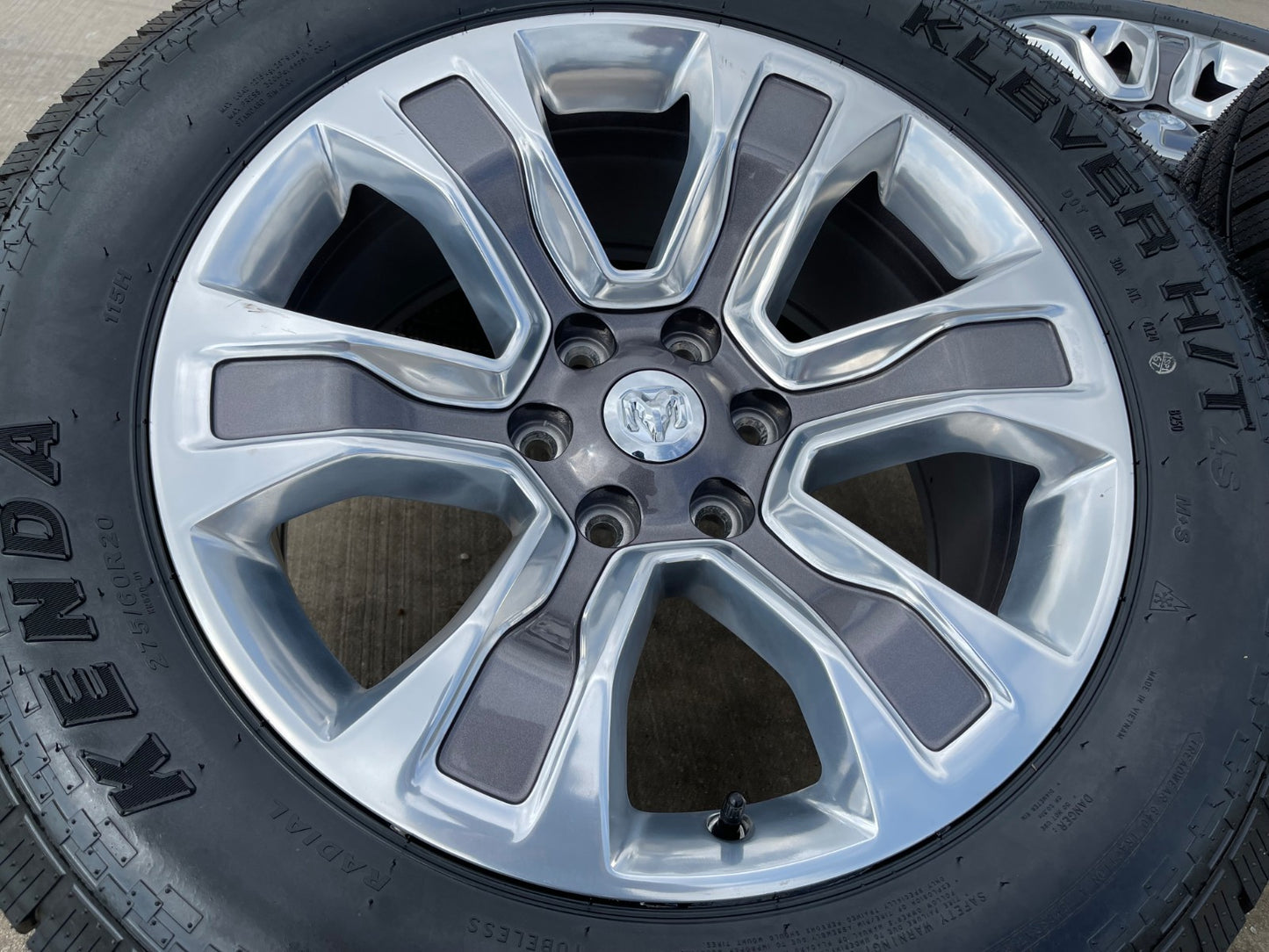 20" Dodge Ram 1500 OEM Laramie Long Horn 2678 2682 wheels rims KENDA H/T 4S NEW