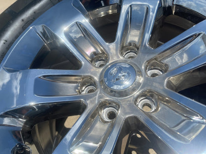 18" Dodge Ram 1500 OEM wheels rims 2672 tires SET CHROME