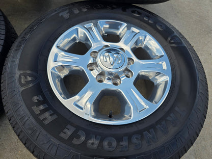 18" Ram 2500 3500 Laramie Power Wagon OEM wheels rims 2692 FIRESTONE H/T2 NICE