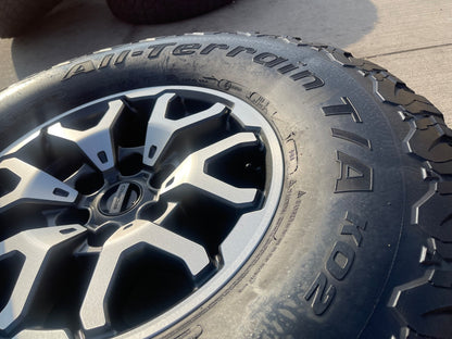 17" Ford F-150 Raptor Bronco OEM rims wheels 10461 tires 37" BFG