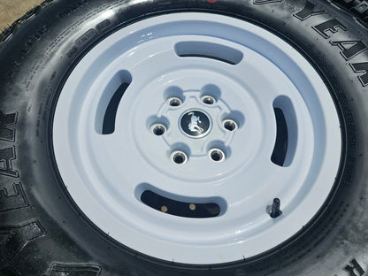 17" Ford Bronco HERITAGE Limited Edition wheels rims white 2025 35" NEW