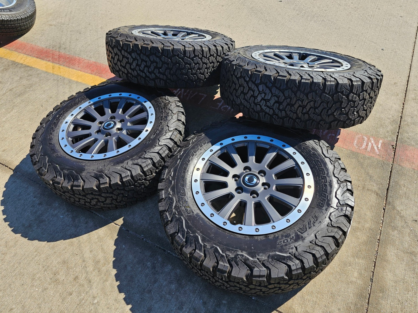 (4) 18" INEOS Grenadier OEM wheels rims Beadlock RIM# 2774-1 FITS 2023-2027