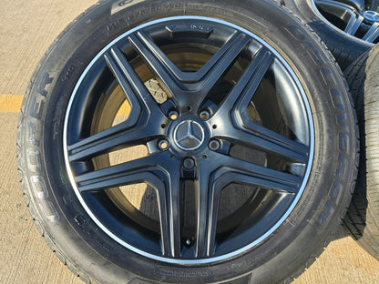 20" Mercedes G Wagon G63 AMG OEM 85326 black wheels rims tires NICE