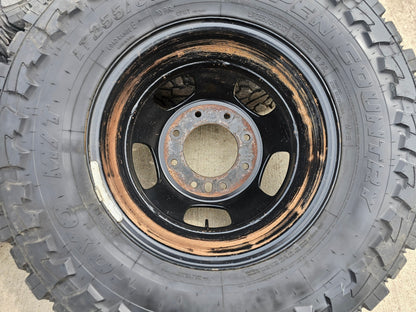 17" Dodge Ram 3500 Dually Laramie 8x200 wheels rims 2703 2704 OEM TOYO M/T 33"