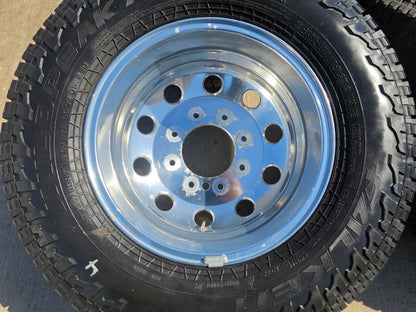 17" Dodge Ram 3500 Dually Laramie 8x200 wheels rims 2701 2702 OEM SET FALKEN