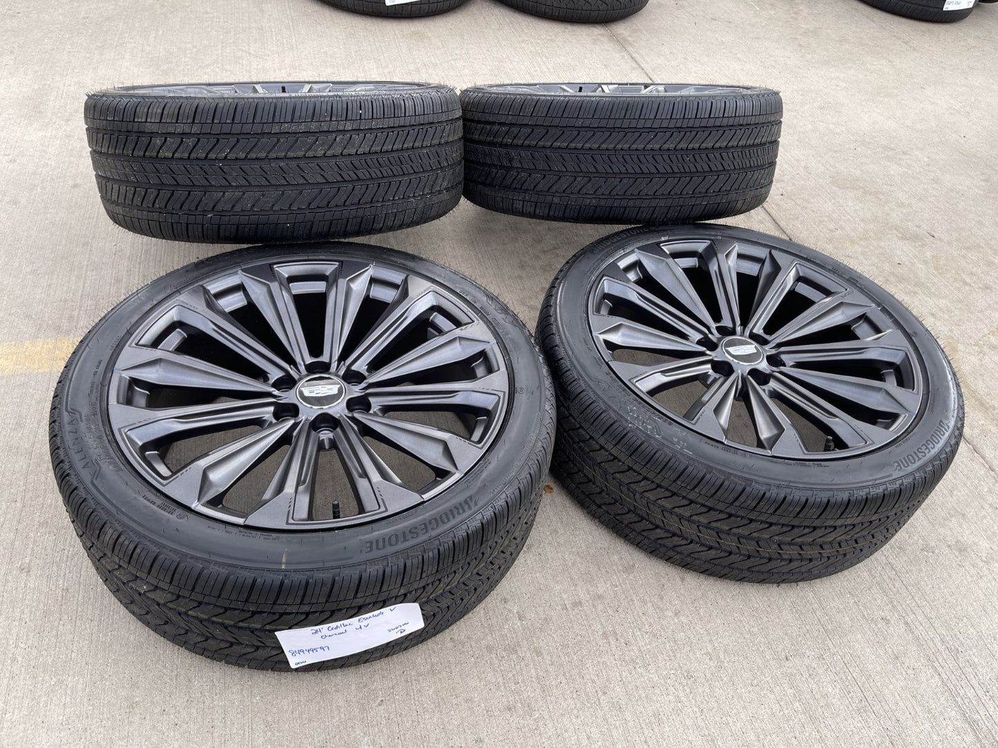 24" Cadillac Escalade V OEM wheels rims tires 2022 2023 2024 2025 2026 NEW