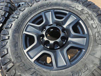 18" Ford F-250 F-350 TREMOR FX-4 OEM black wheels 10298 tires 35"