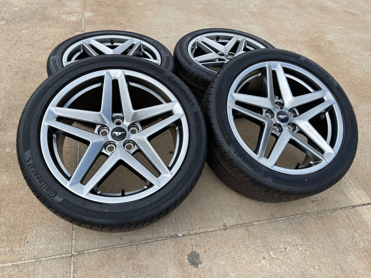 19" Ford Mustang Stealth GT OEM 10595 wheels rims 2023 2024 2025 2026 NEW