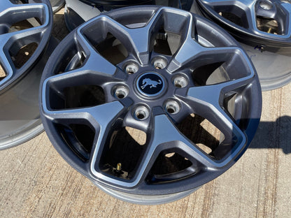 (4) 17" Ford Bronco OEM 95229 10387 wheels rims Ranger 2023 2024 2025 2026 NEW