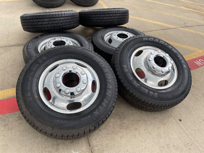 17" Ford F-350 Dually OEM 3618 3619 rims wheels SET tires NEXEN