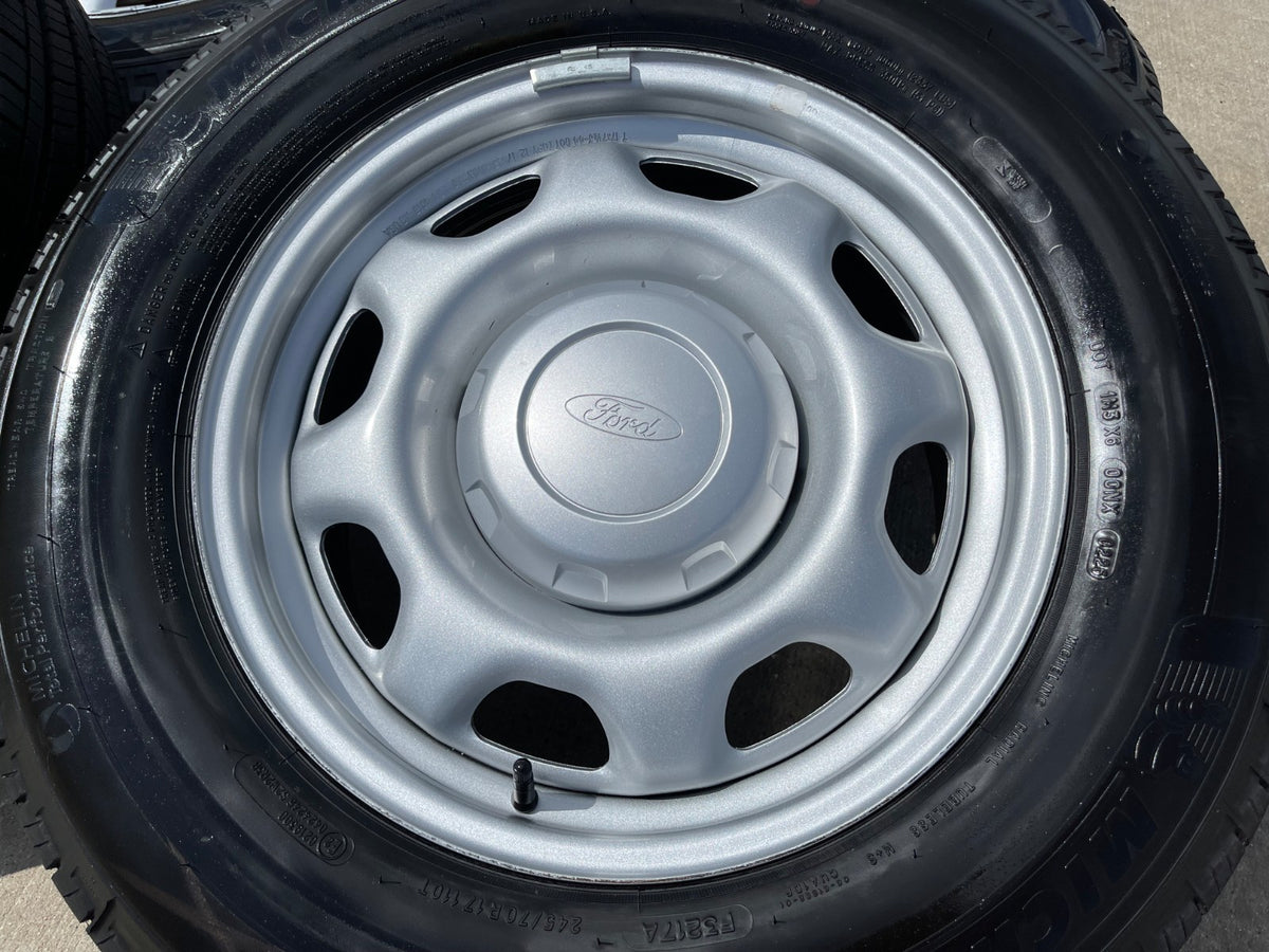 17" Ford F-150 OEM rims wheels 3857 steel 2025 2026 2027 MICHELIN SET NEW