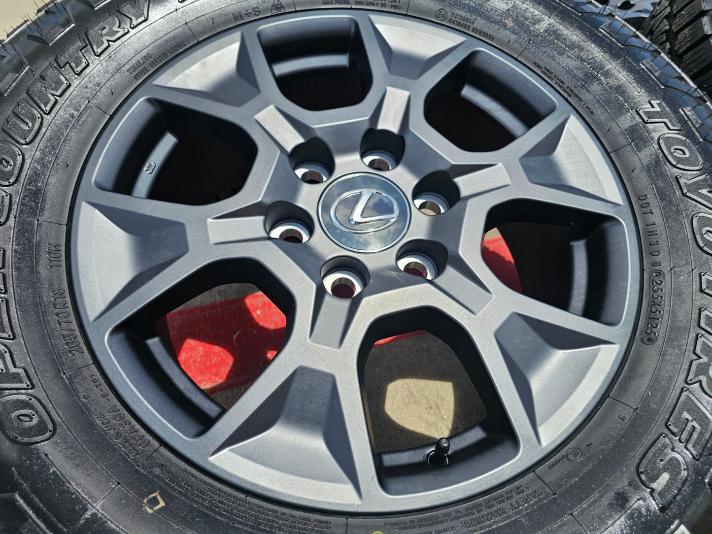 18" Toyota Tacoma TRD OEM 10544 wheels rims Land Cruiser Tundra SET TOYO A/T NEW