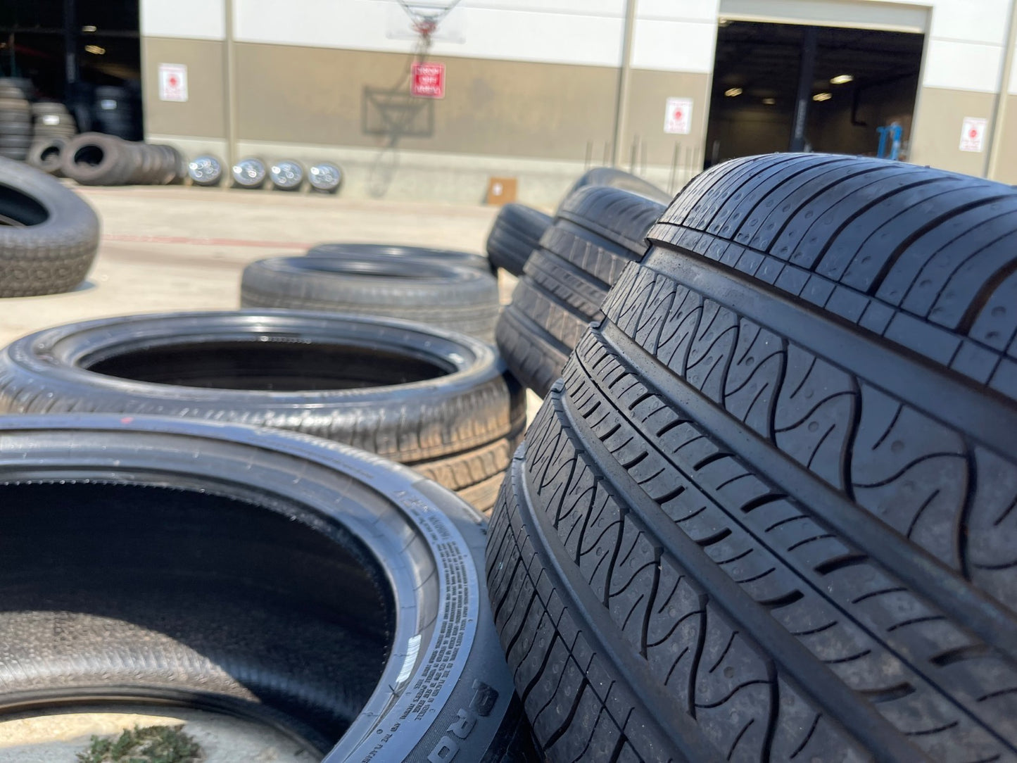 (4) 255/40/19 Continental Contipro Contact RX 96W M+S SL 255/40R19 tires NEW