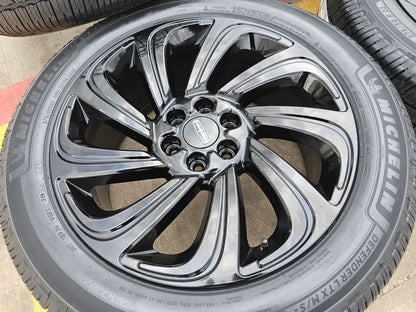 22" Lincoln Navigator OEM rims wheels 10497 Black Label MICHELIN NEW