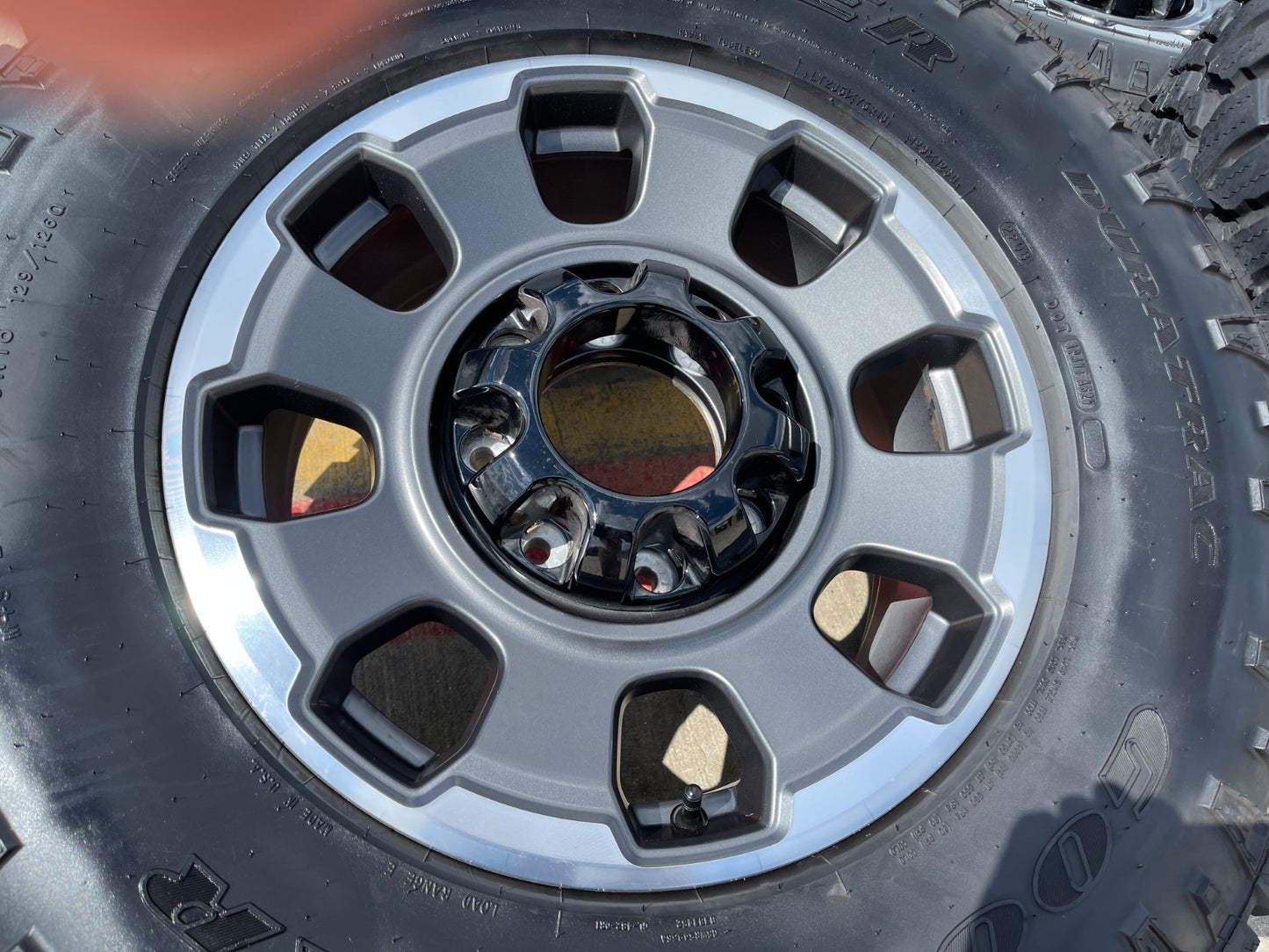 18" Ford F-250 F-350 OEM TREMOR rims wheels 10482 tires SET DURATRAC R/T 35" NEW