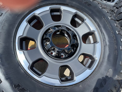 18" Ford F-250 F-350 OEM TREMOR rims wheels 10482 tires SET DURATRAC R/T 35" NEW