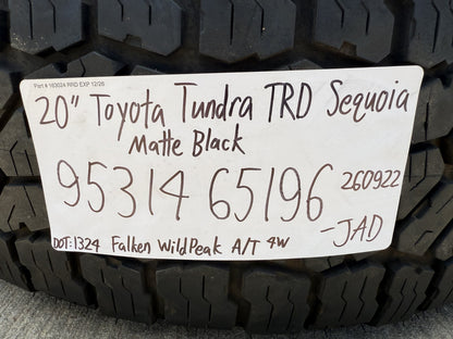 20" Toyota Tundra TRD OEM wheels rims 95314 65196 Sequoia FALKEN A/T4 SET