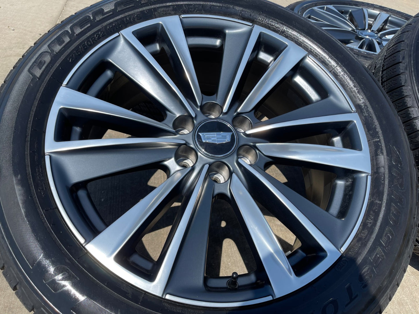 22" Cadillac Escalade PLATINUM OEM 4901 wheels rims GMC Sierra SET BRIDGESTONE