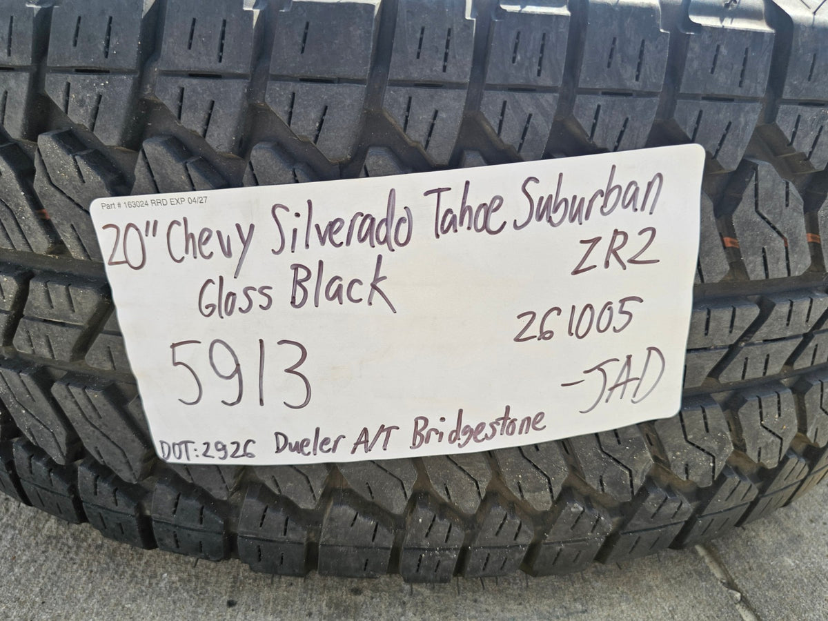 20" Chevy Silverado Tahoe Suburban ZR2 OEM 5913 SET wheels rims 2025 2026 2027
