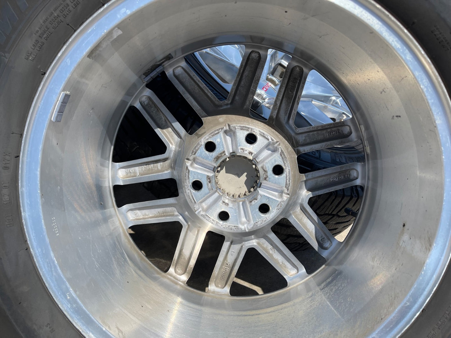20" GMC Sierra Yukon AT4 Tahoe OEM 5924 wheels rims tires SET MICHELIN