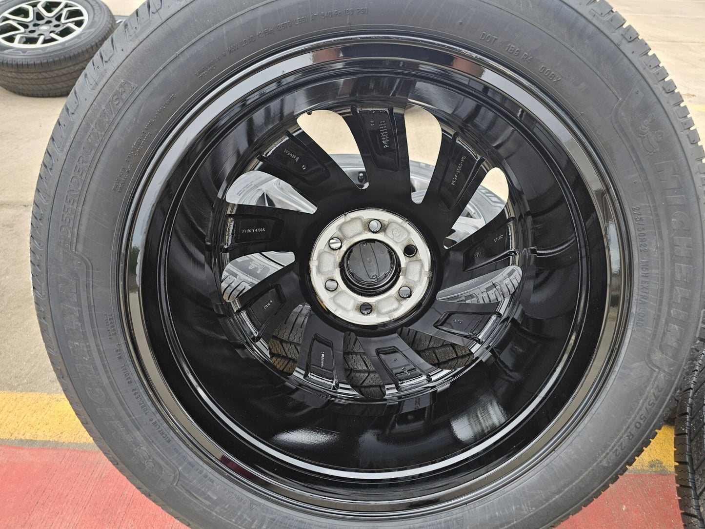 22" Lincoln Navigator OEM rims wheels 10497 Black Label MICHELIN NEW