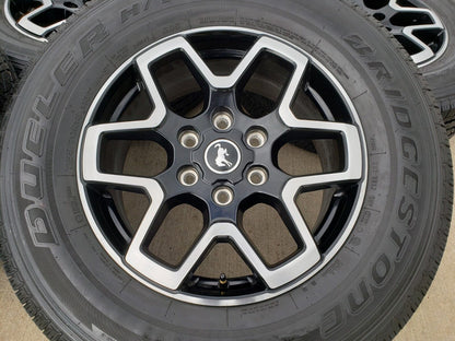 18" Ford Bronco wheels rims tires black 95213 Ranger tires 2022 2023 2024 NEW