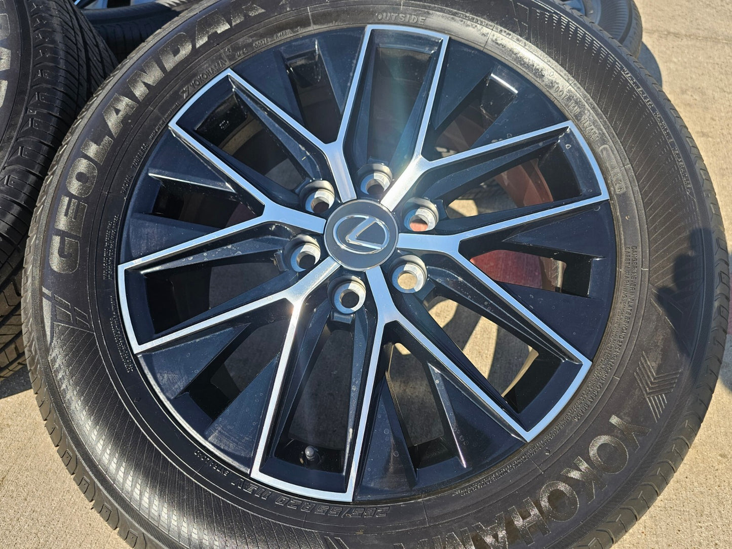 20" Lexus GX550 OEM wheels rims Toyota Land Cruiser Tundra 10545 LX600 2026 NEW