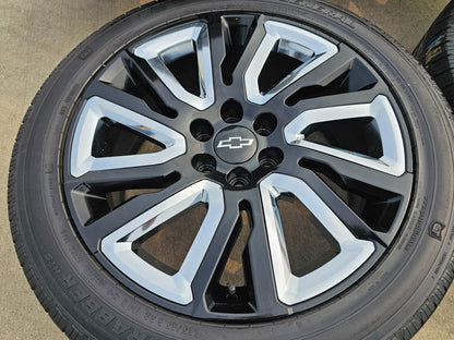 22" Chevy Tahoe Suburban OEM 5907 5901 wheels rims Silverado 2022 2023 2024 2025
